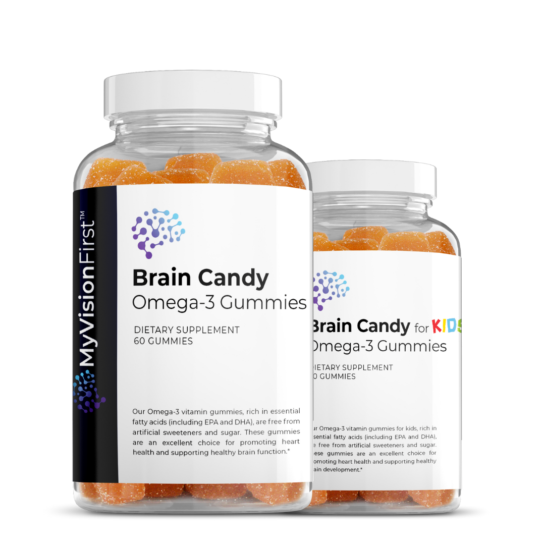 Brain Candy (For Adults) - Omega-3, EPA & DHA Sugar-Free Gummies