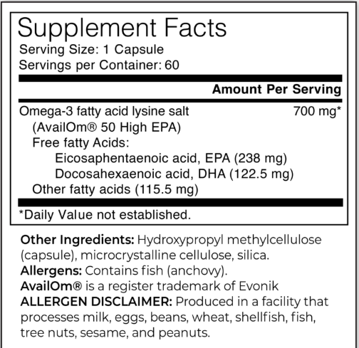 Advanced Omega 3 (60 Capsules)