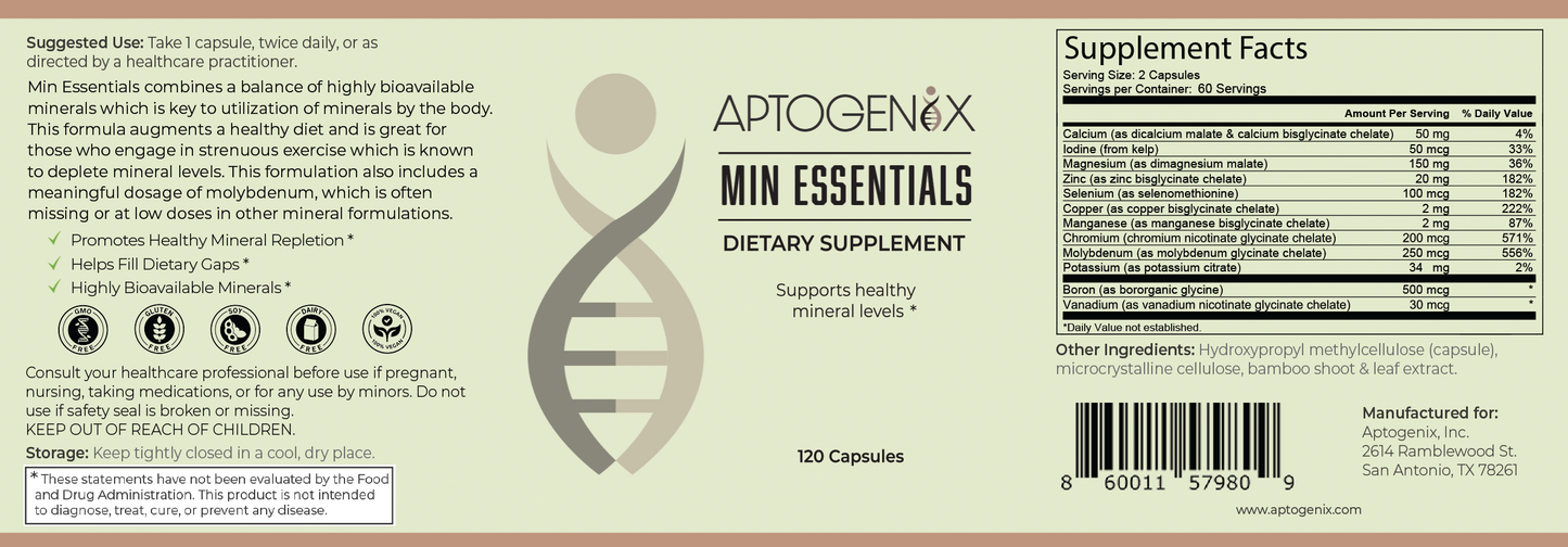 Advanced Min Essentials (120 Capsules)